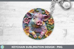 Gorgeous3D Farm Keychain design.