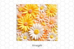 3D Floral 20 oz Skinny Tumbler Sublimation Design