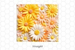 3D Floral 20 oz Skinny Tumbler Sublimation Design