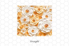 3D Floral 20 oz Skinny Tumbler Sublimation Design