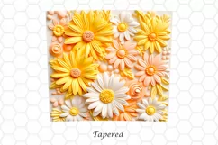 3D Floral 20 oz Skinny Tumbler Sublimation Design