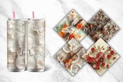 3D Floral Violin Floral Tumbler Wrap Bundle Product Image 2