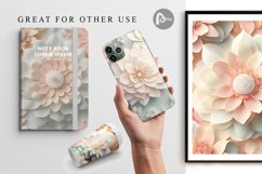 3D Flower Paper Art | Digital Paper Product Image 1