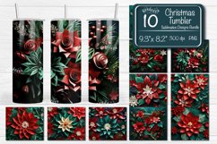3d Flower tumbler Christmas 3D Tumbler wrap Bundle 20 Oz sublimation design PNG. This 20 oz skinny Christmas tumbler sublimation design product contains 10 designs with Quilling 3D flower Poinsettia.