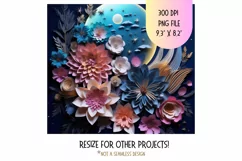 3d Flower Tumbler Wrap Floral 3d Sublimation Tumbler Wrap