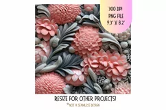 3d Flower Tumbler Wrap Floral 3d Sublimation Tumbler Wrap