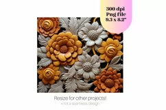 3d Flower Tumbler Wrap | Floral 3d Sublimation Tumbler Wrap