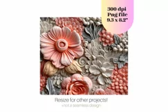 3d Flower Tumbler Wrap | Floral 3d Sublimation Tumbler Wrap