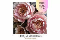 3d Flower Tumbler Wrap Peony Tumbler 3d Sublimation Design