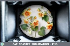 Gorgeous3D Flowers Car Coaster design.