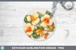Gorgeous3D Flowers Keychain design.