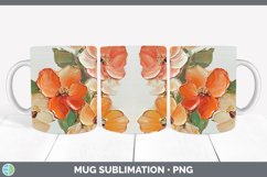 Gorgeous3D Flowers Mug Wrap design.
