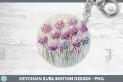 Gorgeous3D Flowers Keychain design.