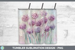 Gorgeous3D Flowers Tumbler design.