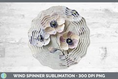 Gorgeous3D Flowers Wind Spinner design.