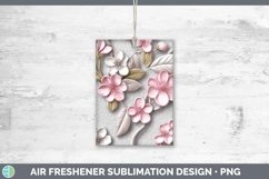 Gorgeous3D Flowers Air Freshener design.