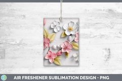 Gorgeous3D Flowers Air Freshener design.