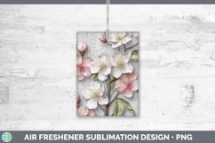 Gorgeous3D Flowers Air Freshener design.