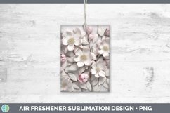 Gorgeous3D Flowers Air Freshener design.