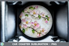 Gorgeous3D Flowers Car Coaster design.