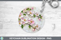 Gorgeous3D Flowers Keychain design.