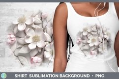 Gorgeous3D Flowers Shirt design.