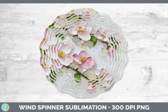 Gorgeous3D Flowers Wind Spinner design.