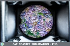 Gorgeous3D Flowers Car Coaster design.