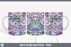 Gorgeous3D Flowers Mug Wrap design.