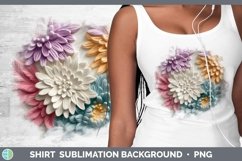 Gorgeous3D Flowers Shirt design.