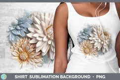 Gorgeous3D Flowers Shirt design.