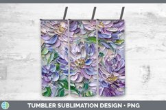 Gorgeous3D Flowers Tumbler design.