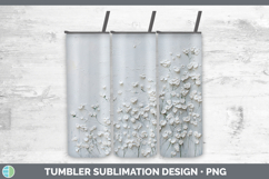 Gorgeous3D Flowers Tumbler design.