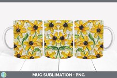 Gorgeous3D Flowers Mug Wrap design.