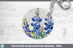 Gorgeous3D Flowers Keychain design.