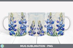 Gorgeous3D Flowers Mug Wrap design.