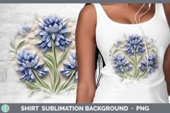Gorgeous3D Flowers Shirt design.