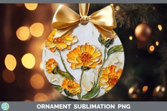Gorgeous3D Flowers Ornament design.