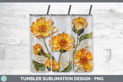 Gorgeous3D Flowers Tumbler design.