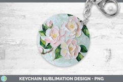 Gorgeous3D Flowers Keychain design.