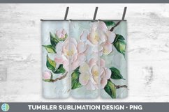 Gorgeous3D Flowers Tumbler design.