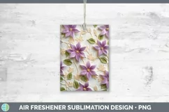 Gorgeous3D Flowers Air Freshener design.