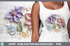 Gorgeous3D Flowers Shirt design.