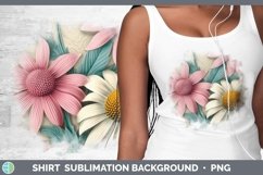 Gorgeous3D Flowers Shirt design.