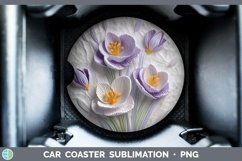 Gorgeous3D Flowers Car Coaster design.