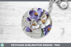 Gorgeous3D Flowers Keychain design.