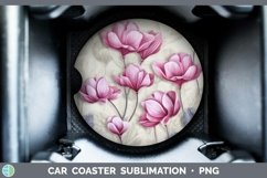 Gorgeous3D Flowers Car Coaster design.
