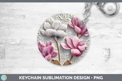 Gorgeous3D Flowers Keychain design.