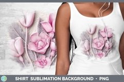 Gorgeous3D Flowers Shirt design.