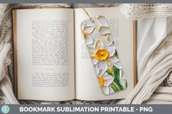 Gorgeous3D Flowers Bookmark design.